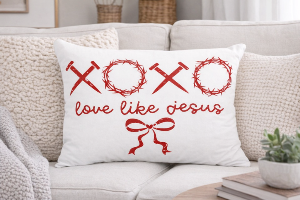 Christian Symbolism Accent Pillow