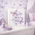 Be You tiful Wooden Box Sign – Butterfly Self‑Love Décor