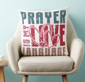 Prayer Is My Love Language Throw Pillow