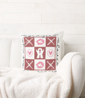 Prayer Language Symbols Throw Pillow